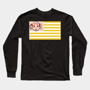 Change The Flag With Cuteness Long Sleeve T-Shirt